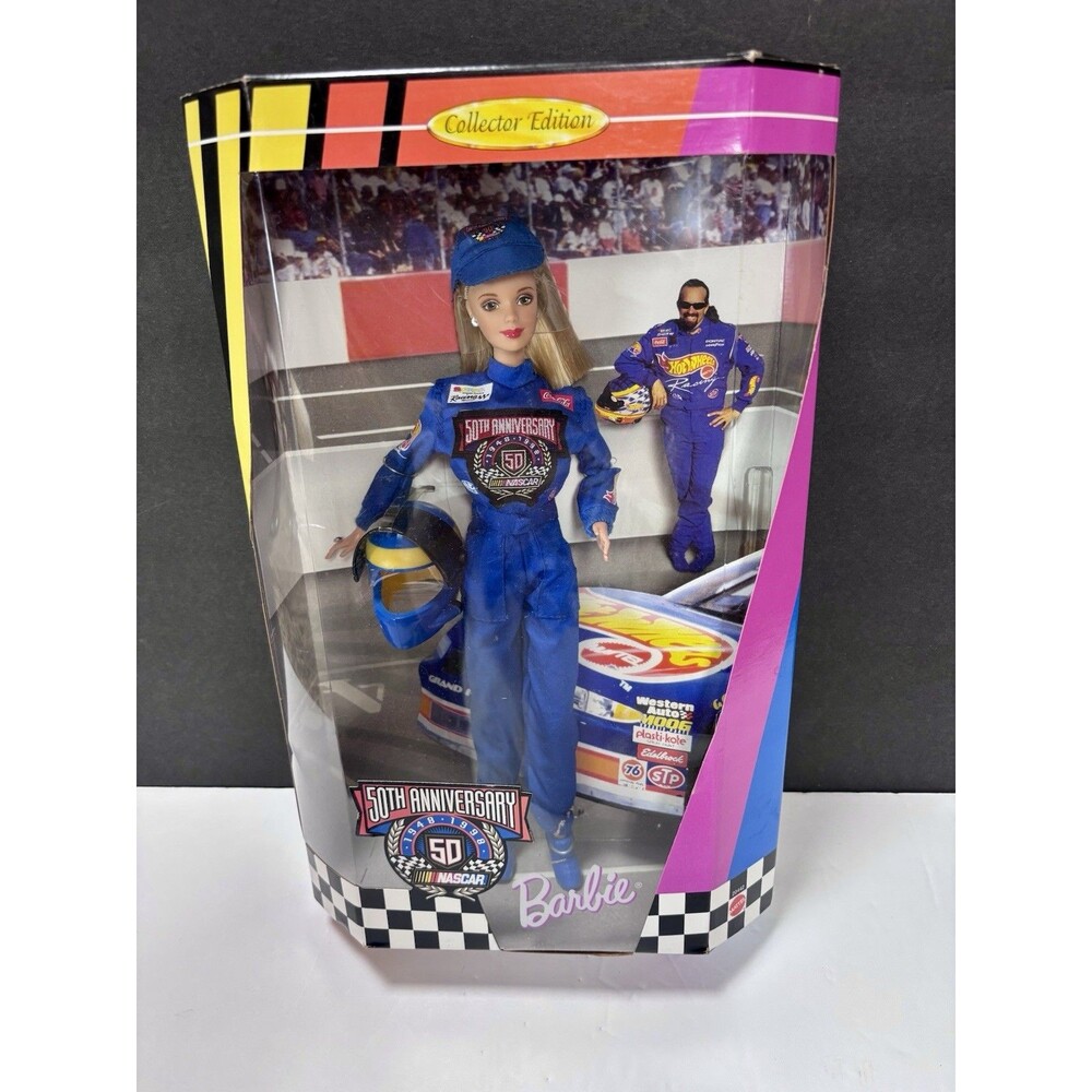 NASCAR Barbie 1998 50th Anniversary Collector Edition Doll Mattel # 20442 NIB